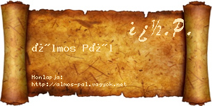 Álmos Pál névjegykártya
